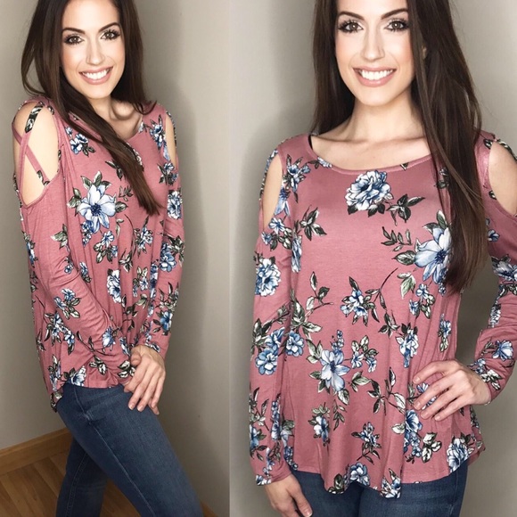 Mauve Floral Top - Picture 7 of 7